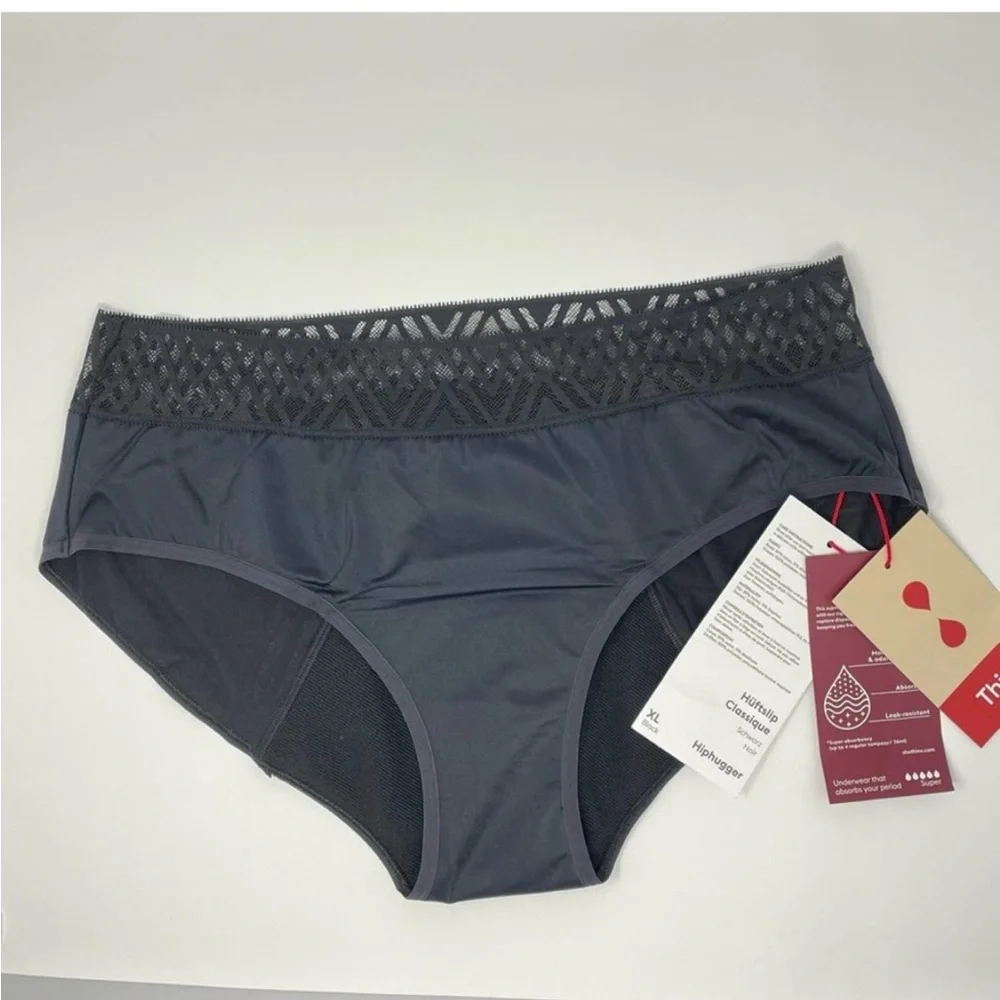 NWT Thinx hiphugger period pants